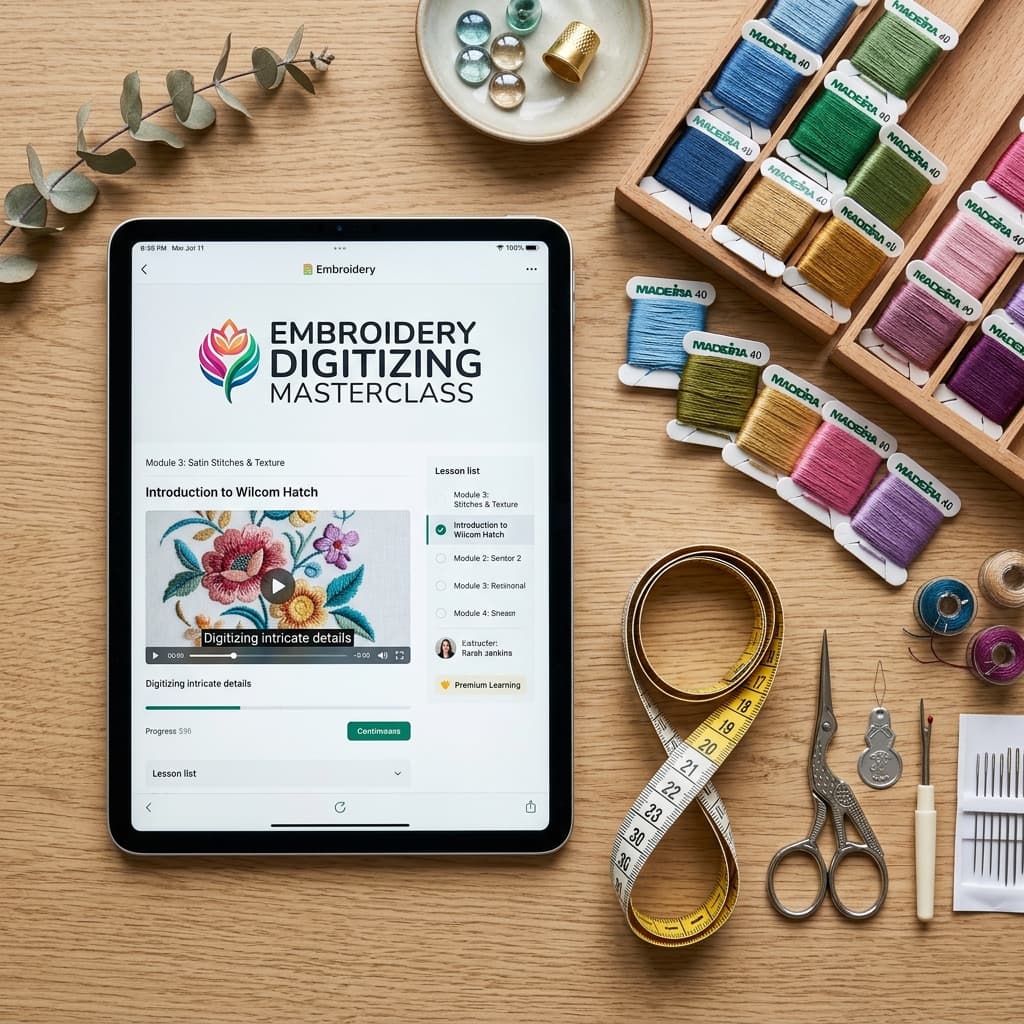 Embroidery Digitizing Course designs