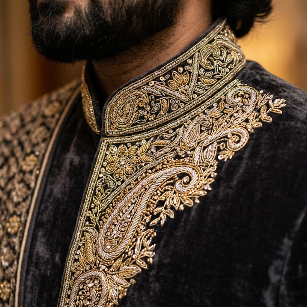 Sherwani Embroidery Designs designs